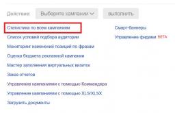 Отчет директ сводка. Яндекс.Директ: как посмотреть статистику? Советы и рекомендации по отчетам в статистике. Как сортировать данные по колонке «Показы»